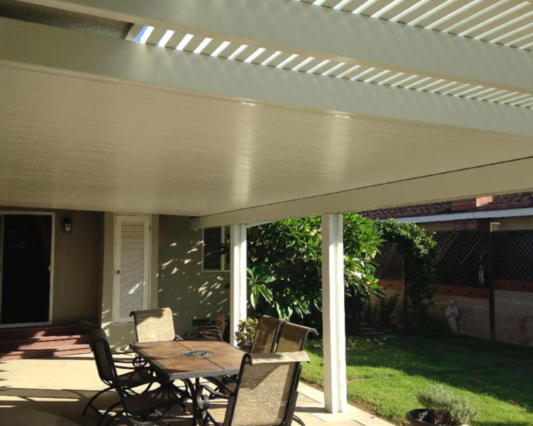 Combination Lattice Laguna & Solid Patio Covers.