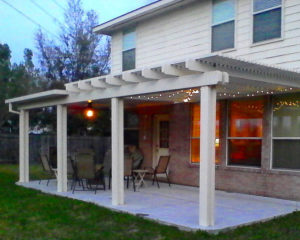 Combination Lattice Laguna & Solid Patio Covers.