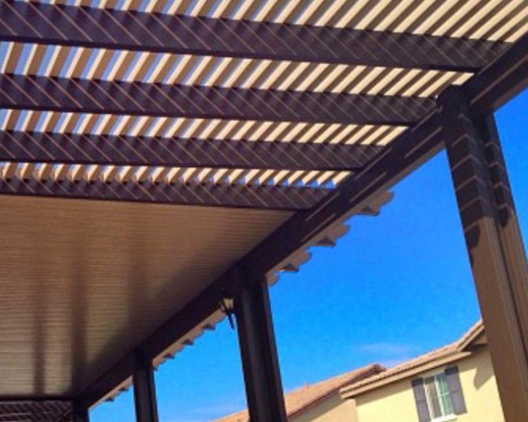 Combination Lattice Laguna & Solid Patio Covers.