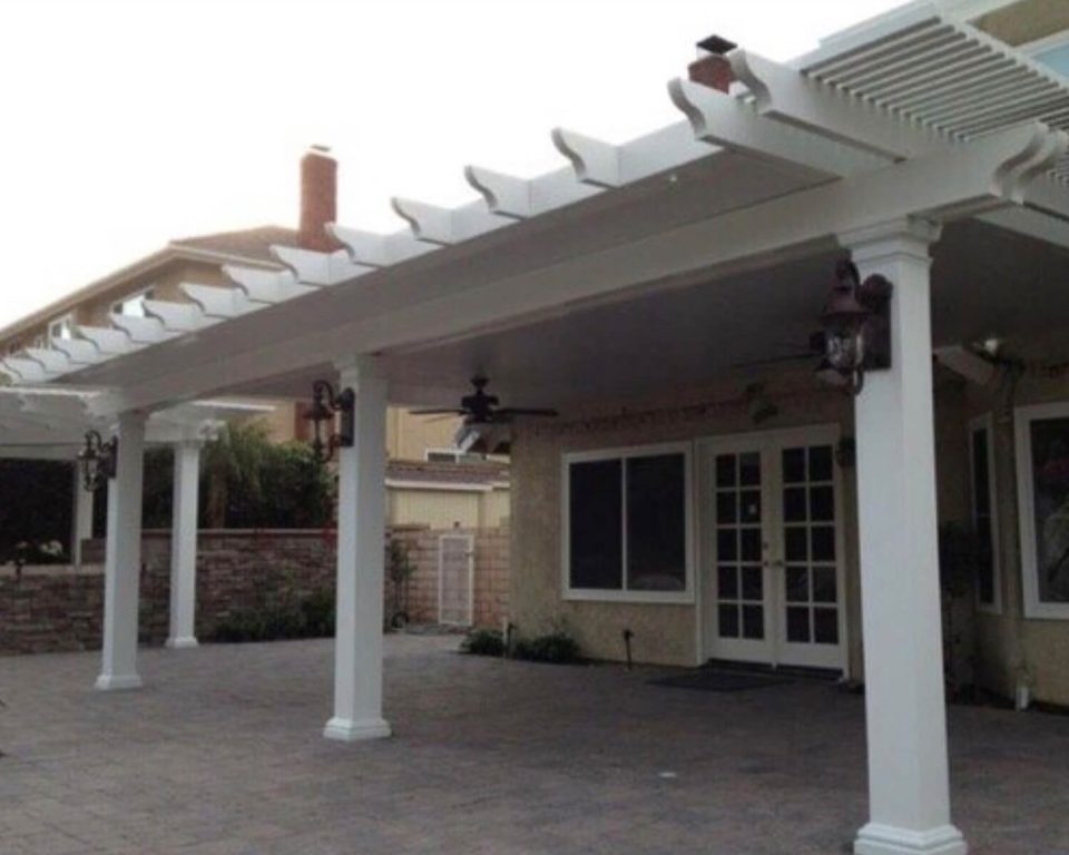 Combination Lattice Laguna & Solid Patio Covers.