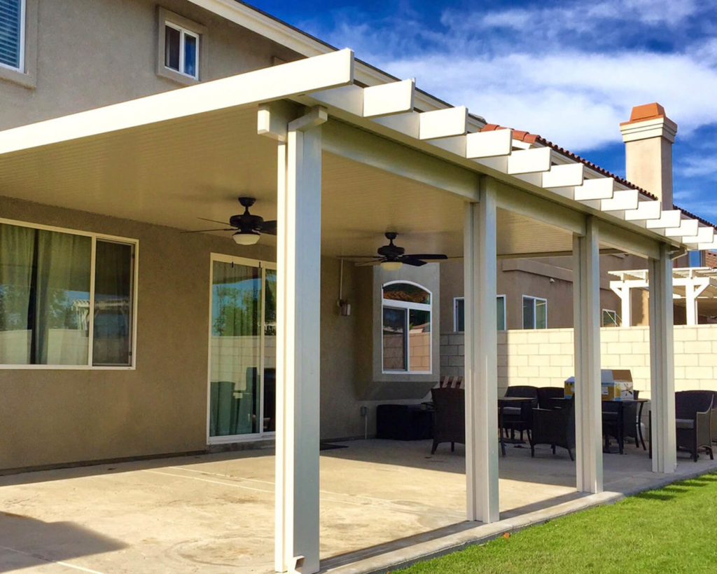 Solid Attached Patio Covers