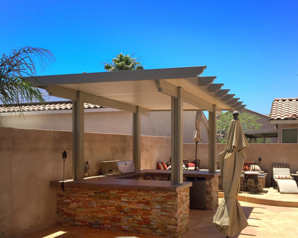 Insulated Freestanding Patio Cover